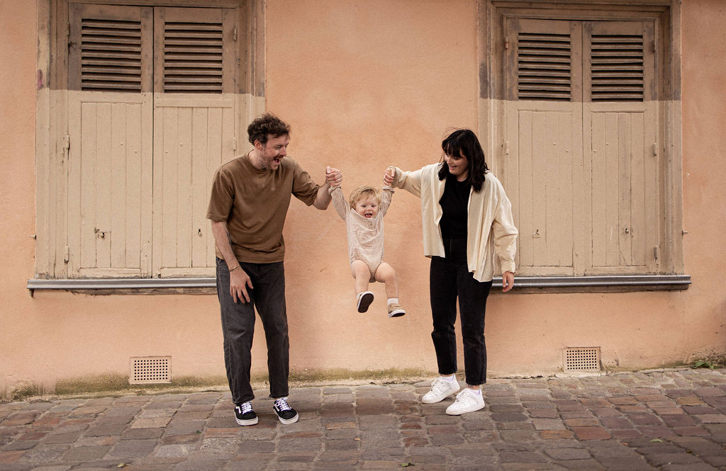 Une séance famille dans les rues de Rennes