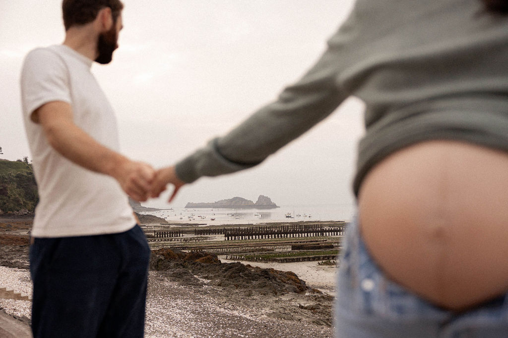Une séance maternité au petit matin